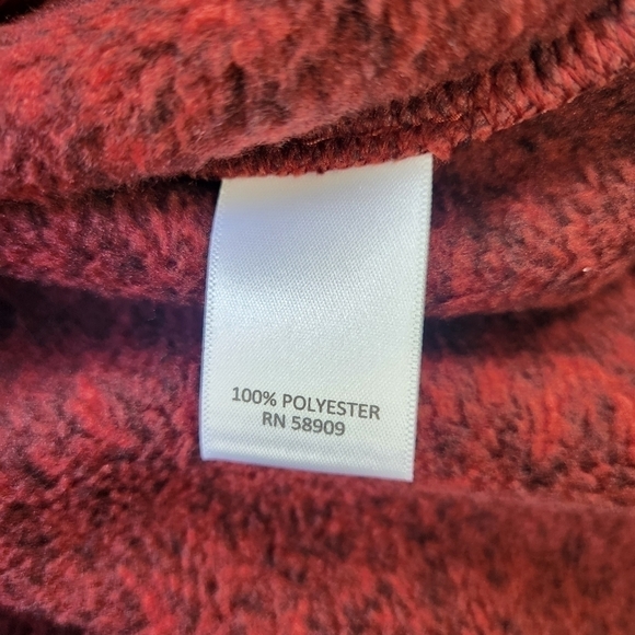 Outdoor by Roundtree & York Men's Knit Pullover Sweater Red/Black Size XL - Picture 10 of 10